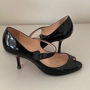 Louboutin Black patent leather
